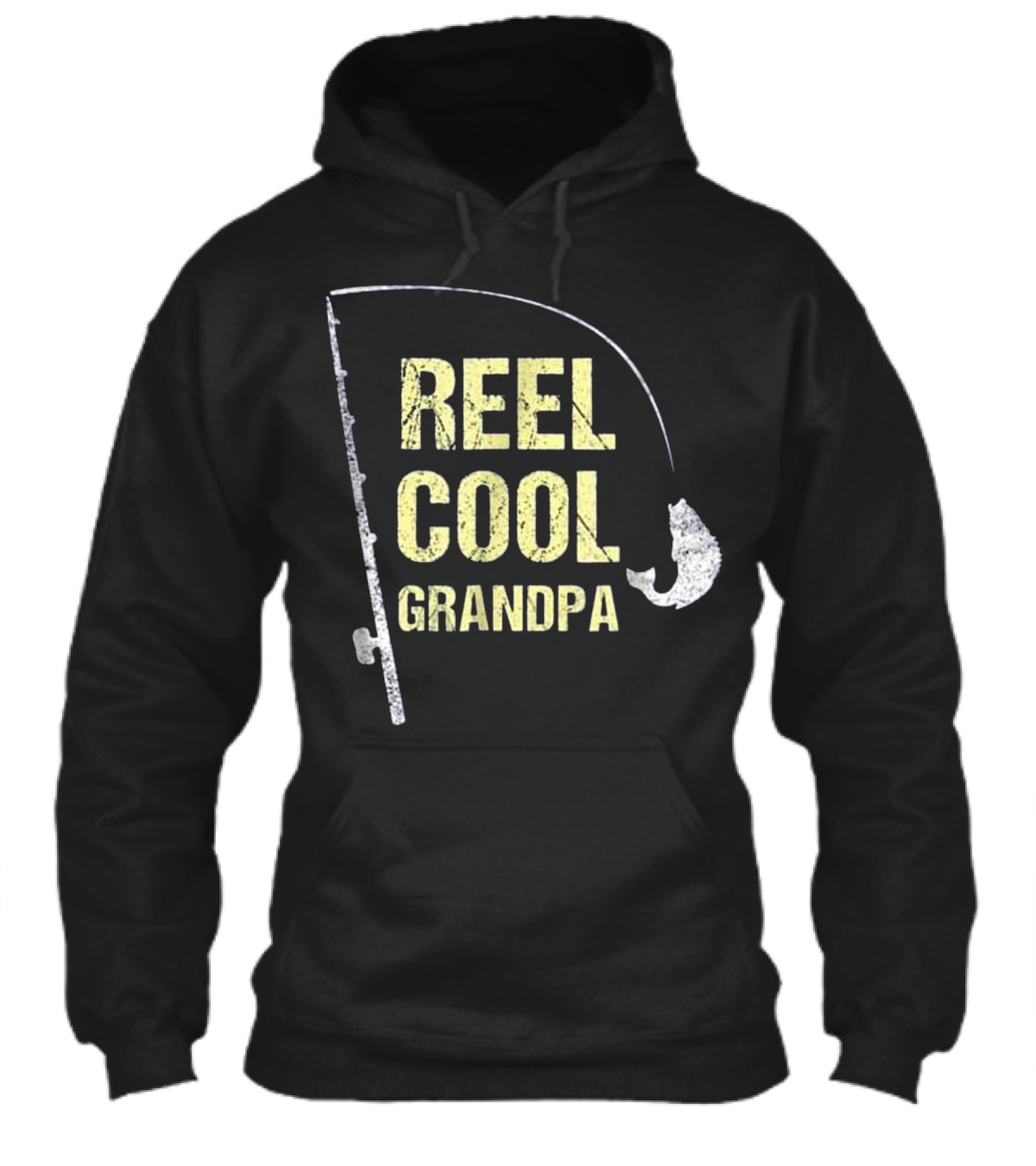 Fishing Grandpa Funny Dad Fathers D Hoodie