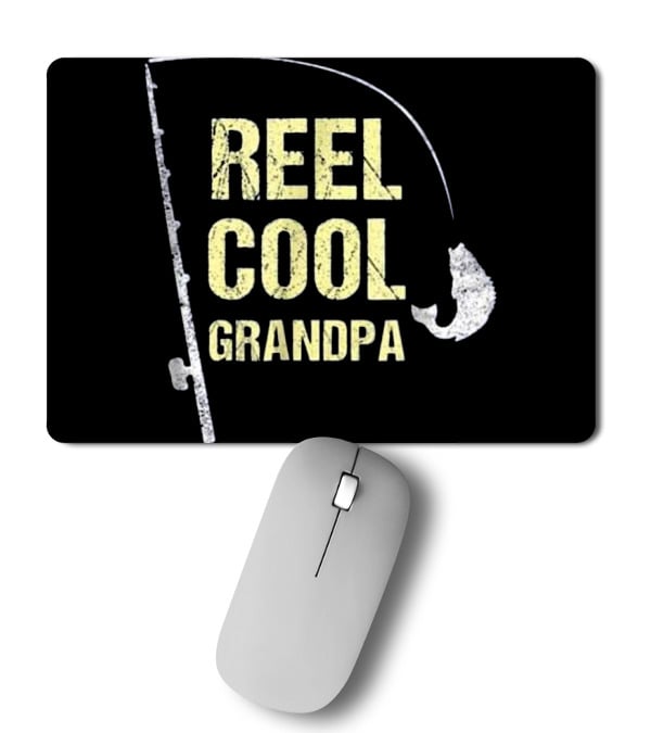 Fishing Grandpa Funny Dad Fathers D Mousepad