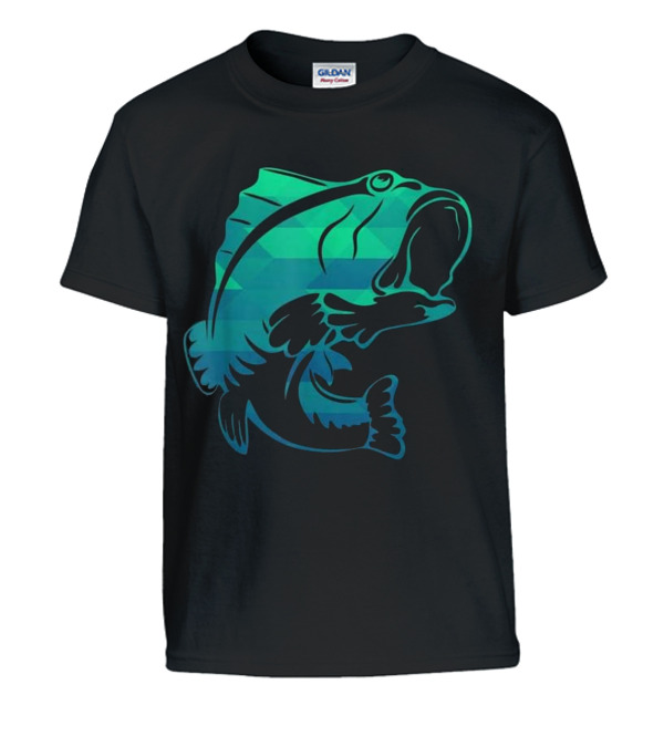 Fishing - Bass Fish Tee Kids T-Shirt Fishing - Bass Fish Tee Kids T-Shirt