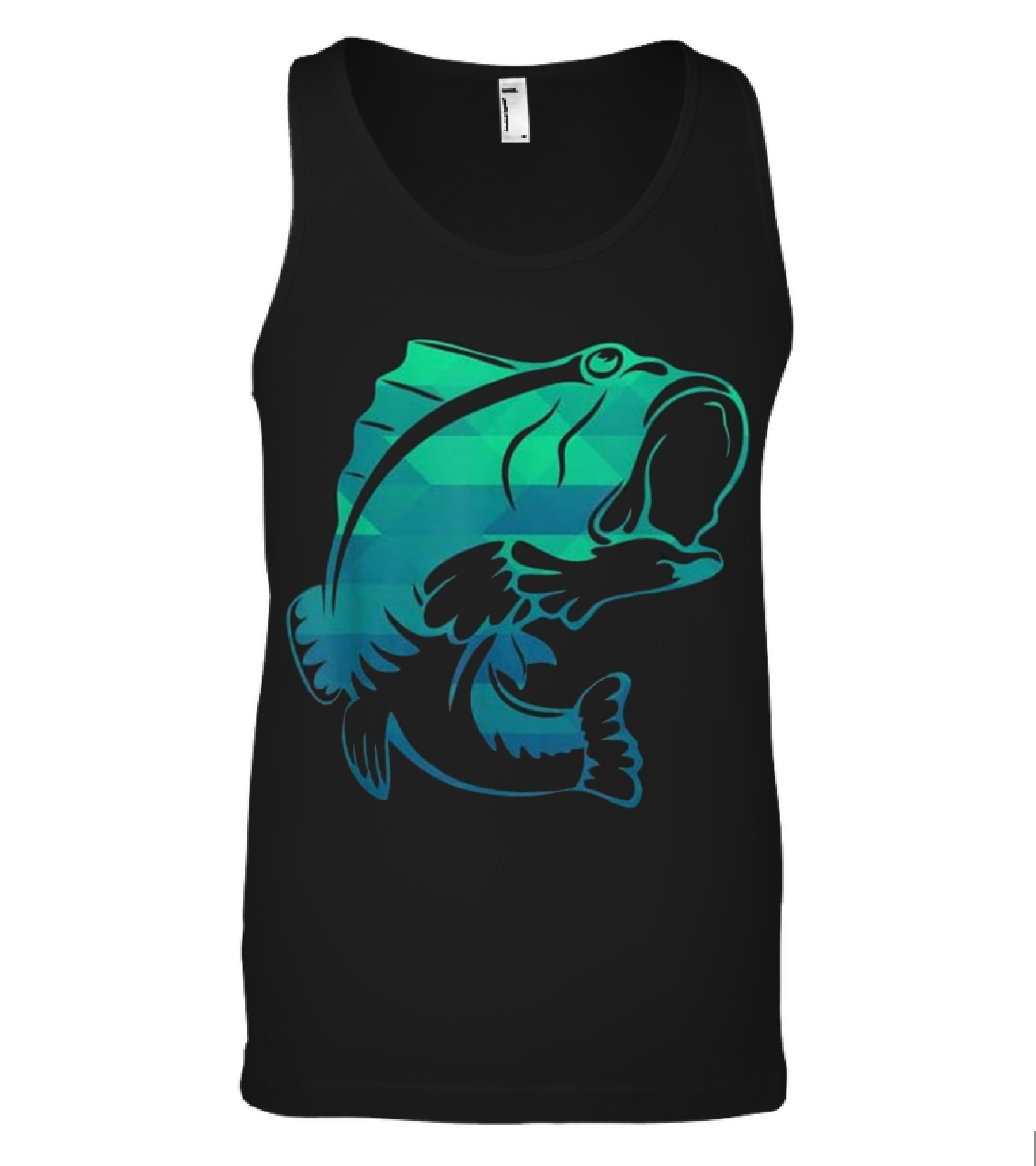 Fishing - Bass Fish Tee Tank Top