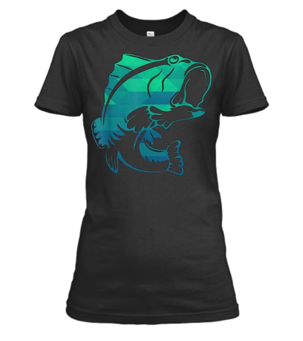 Fishing - Bass Fish Tee Womens T-Shirt Fishing - Bass Fish Tee Womens T-Shirt