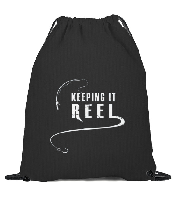 Fishing - Keeping it REEL Drawstring Bag Fishing - Keeping it REEL Drawstring Bag