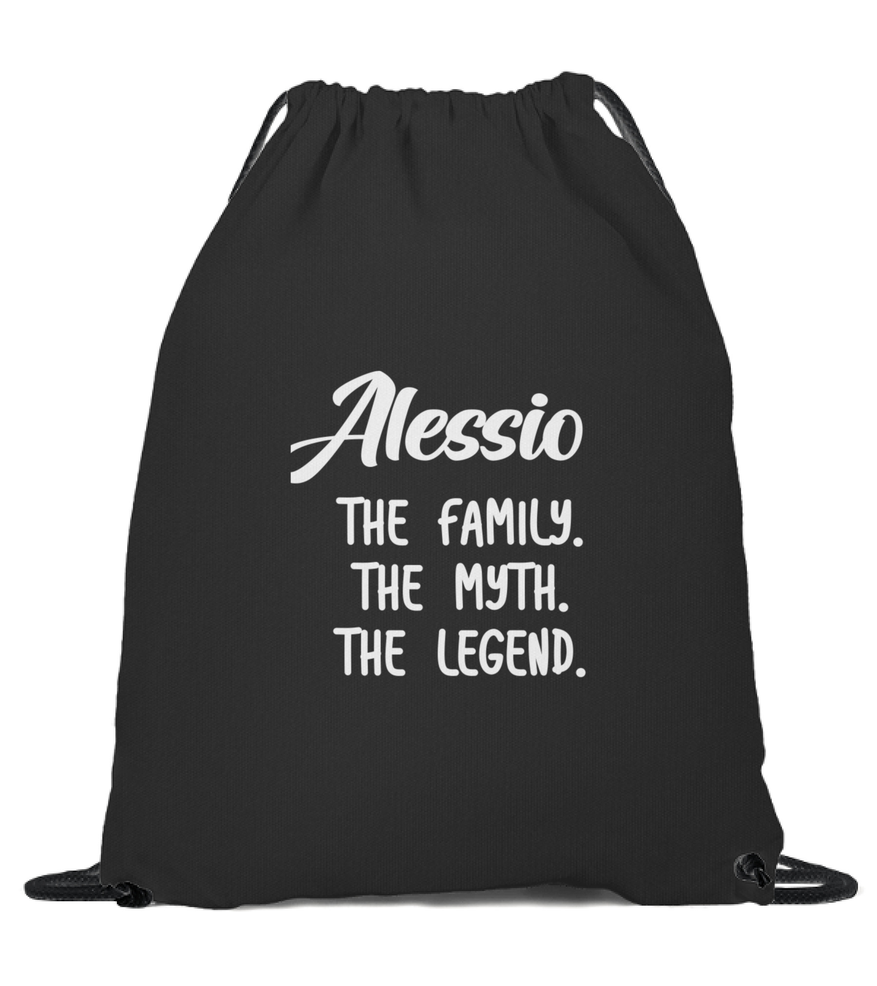 Alessio The Family The Myth The Legend Drawstring Bag