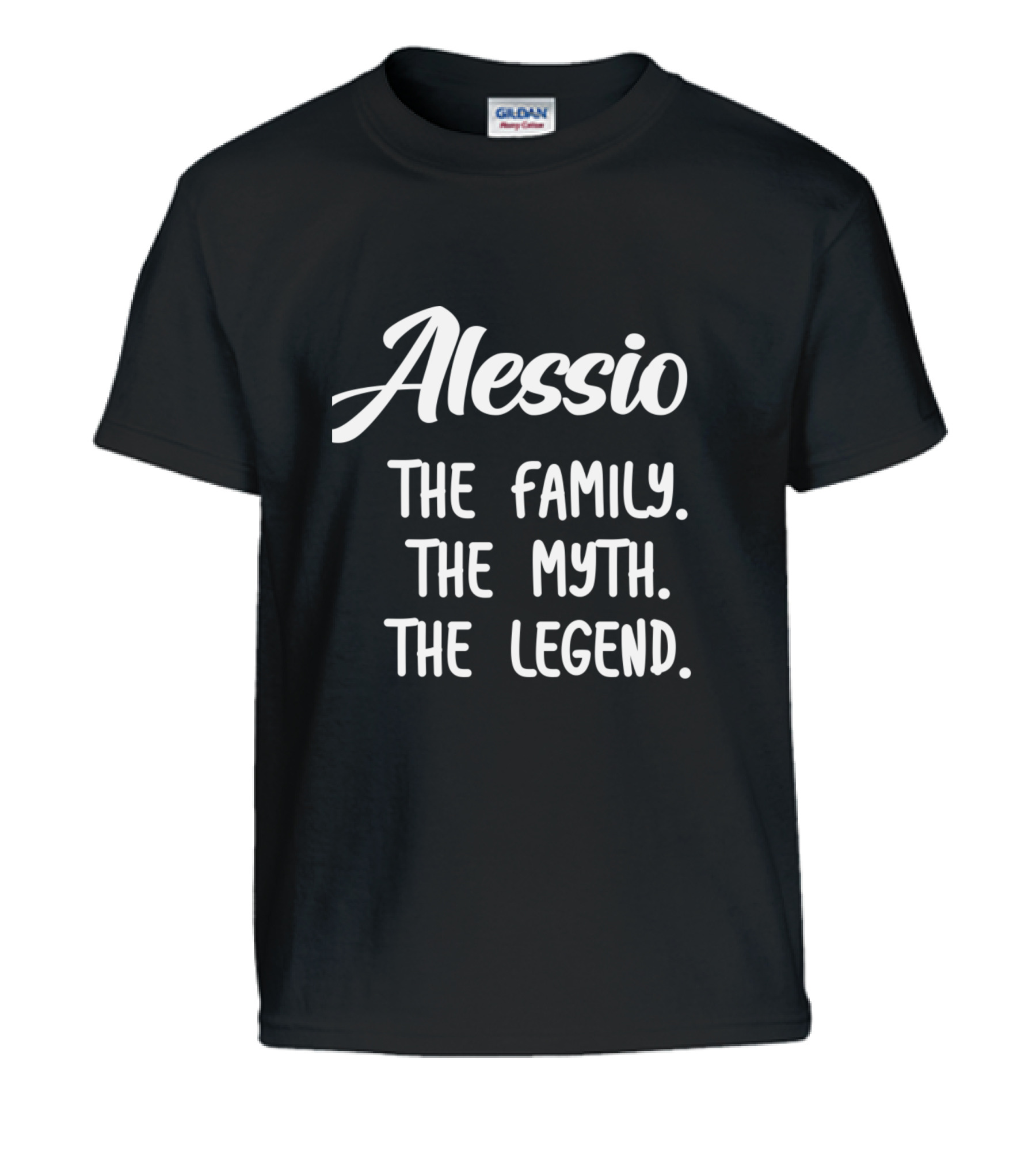 Alessio The Family The Myth The Legend Kids T-Shirt