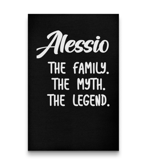 Alessio The Family The Myth The Legend Vertical Poster 24"x36" Alessio The Family The Myth The Legend Vertical Poster 24"x36"