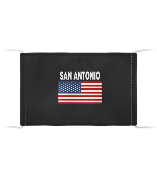 America Flag Basic San Antonio Cloth Face Mask America Flag Basic San Antonio Cloth Face Mask