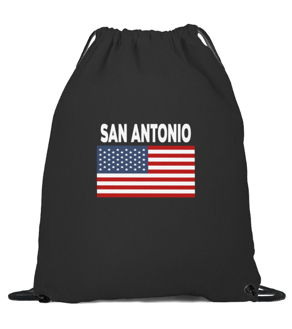 America Flag Basic San Antonio Drawstring Bag America Flag Basic San Antonio Drawstring Bag