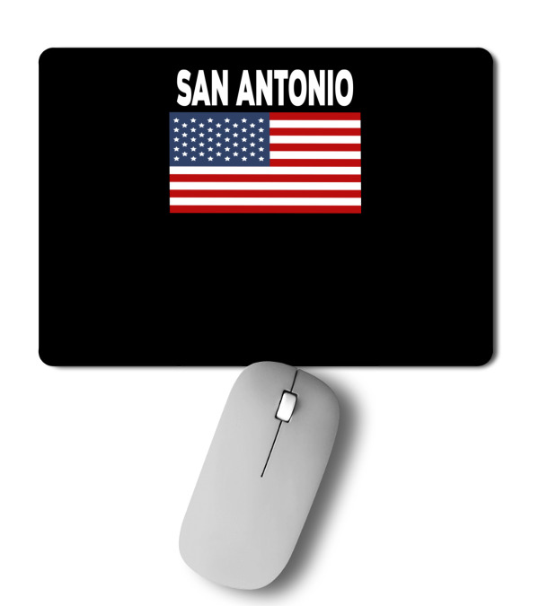 America Flag Basic San Antonio Mousepad America Flag Basic San Antonio Mousepad