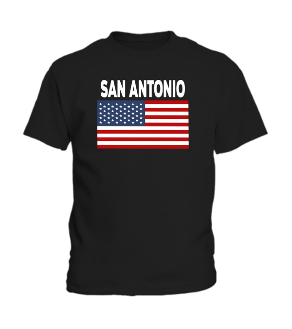 America Flag Basic San Antonio Toddler T-Shirt America Flag Basic San Antonio Toddler T-Shirt
