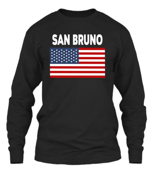 America Flag Basic San Bruno Unisex Long Sleeve America Flag Basic San Bruno Unisex Long Sleeve
