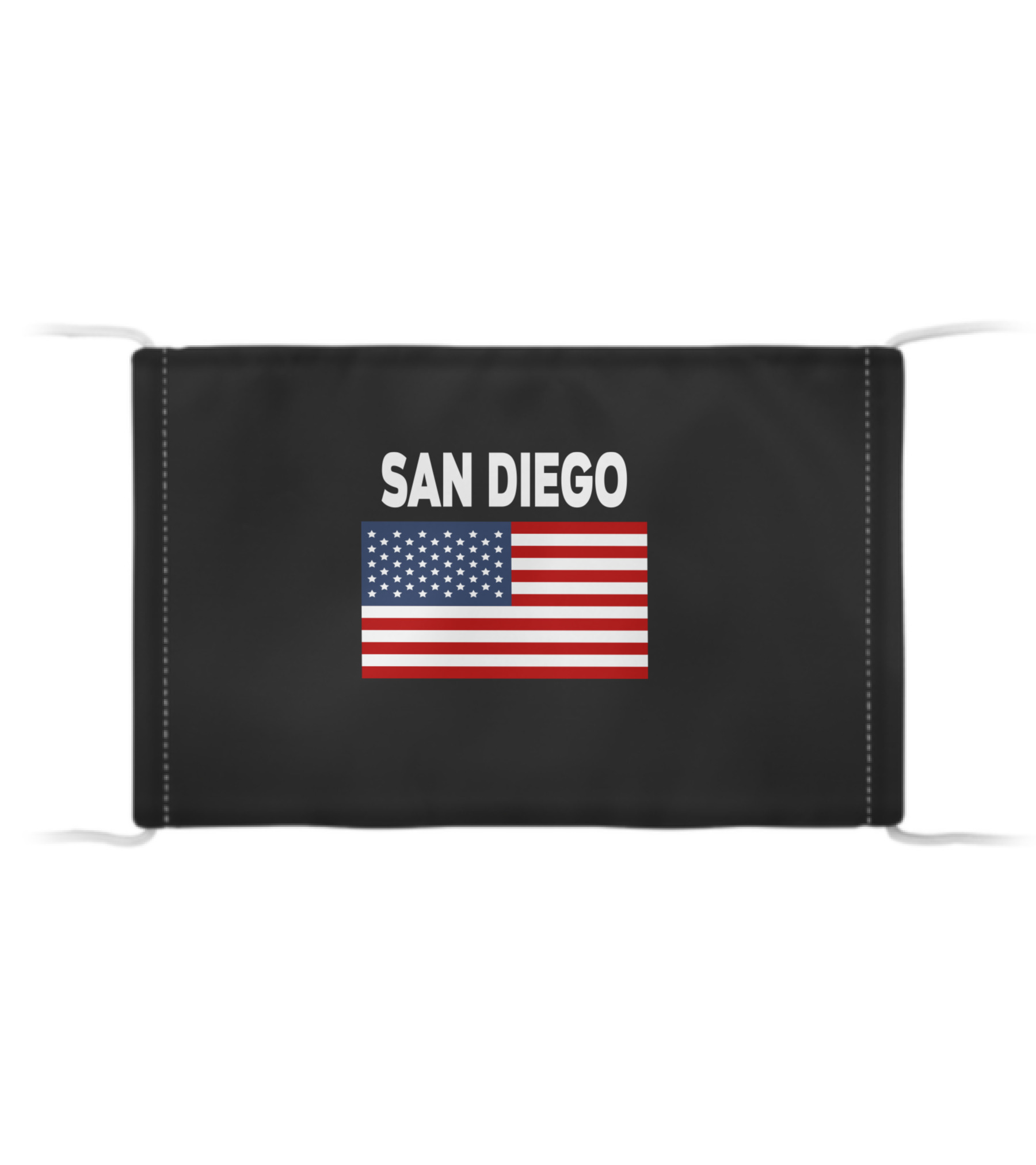America Flag Basic San Di...Cloth Face Mask 