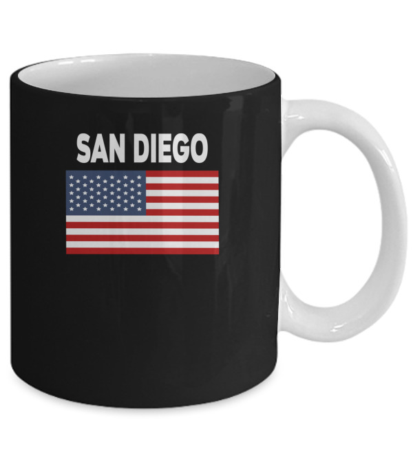 America Flag Basic San Diego Mug America Flag Basic San Diego Mug