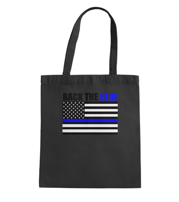Back The Blue Thin Blue Line Flag Tote Bag Back The Blue Thin Blue Line Flag Tote Bag