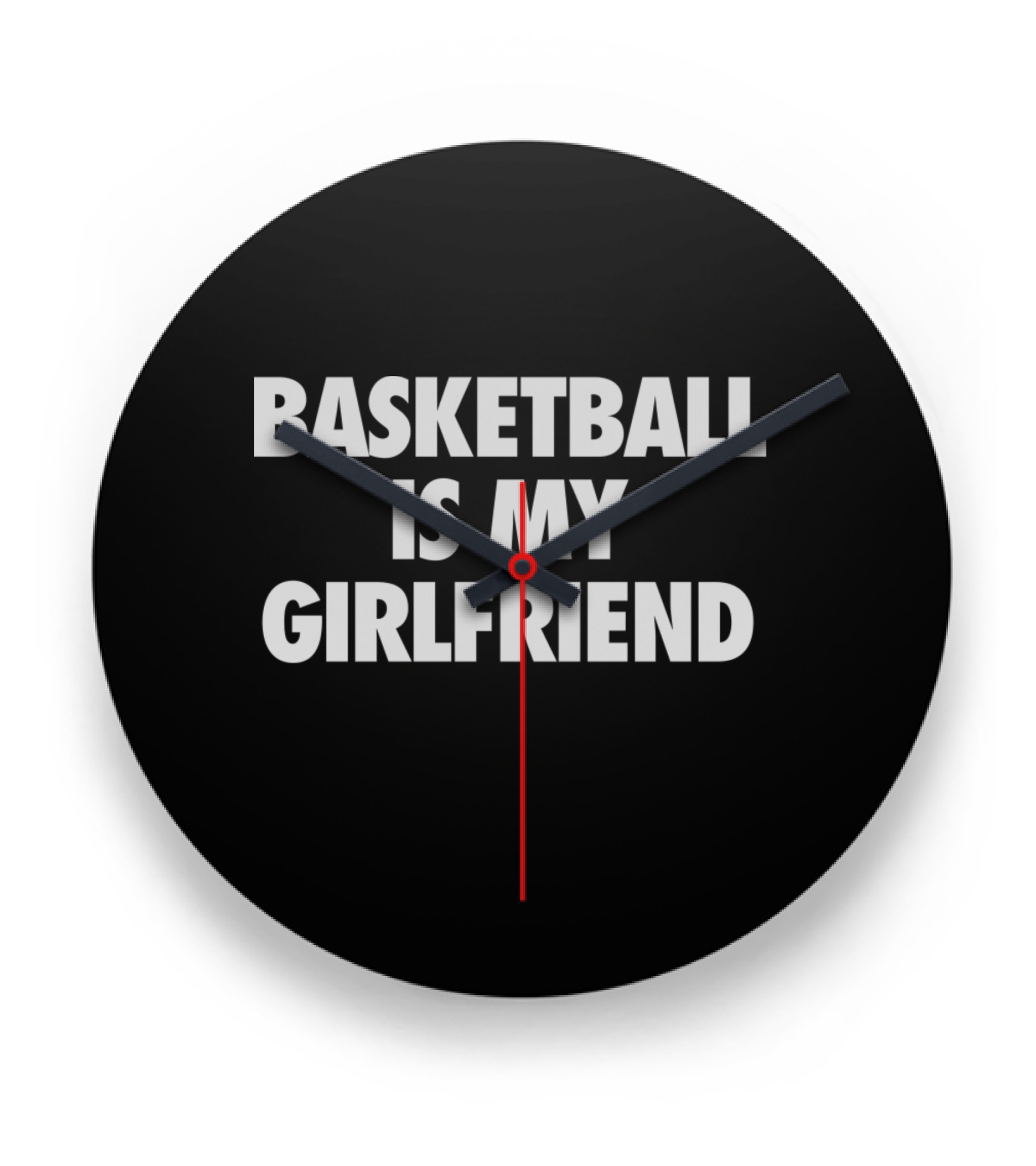 Basketball Is My Girlfriend Clock 