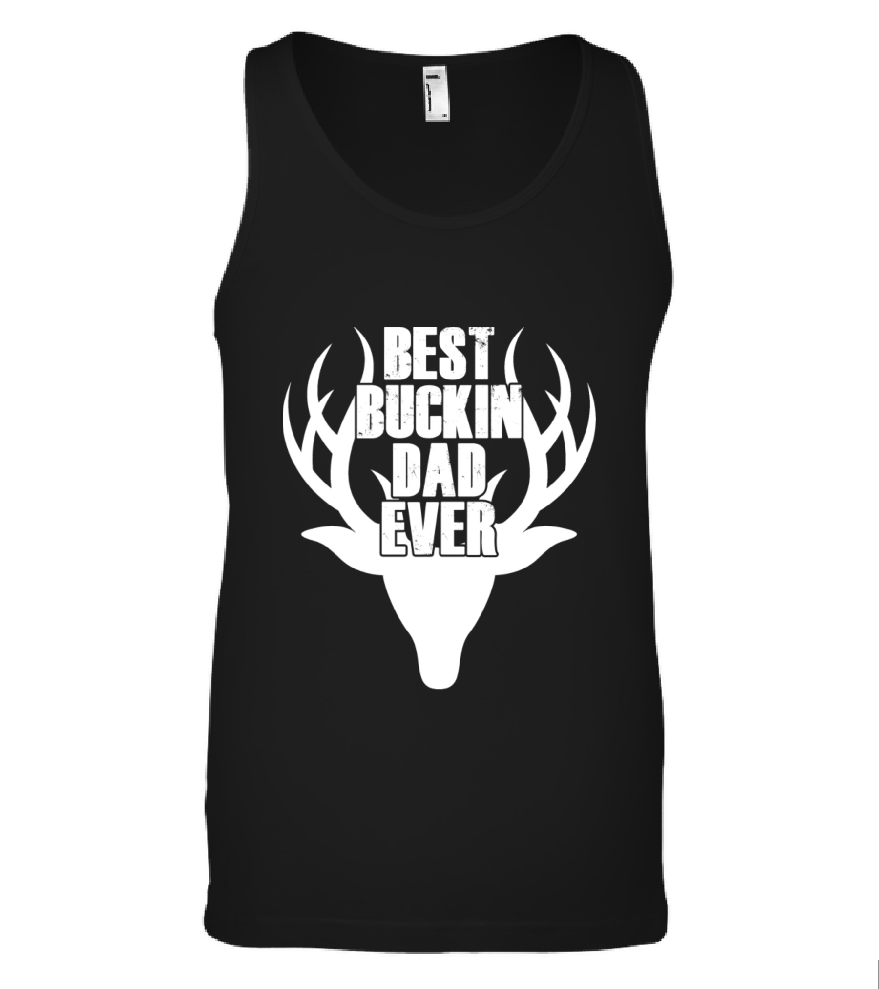 Best Buckin Dad Ever Deer Hunting Tank Top