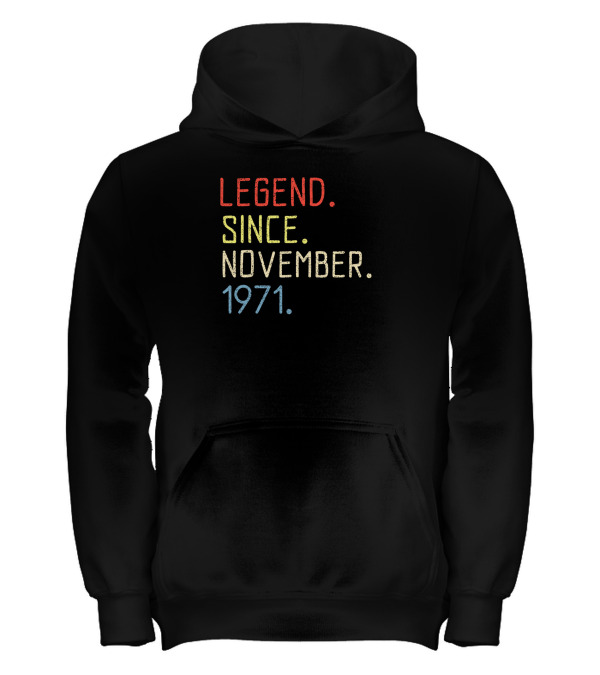 Birthday November 1971 Kids Hoodie Birthday November 1971 Kids Hoodie