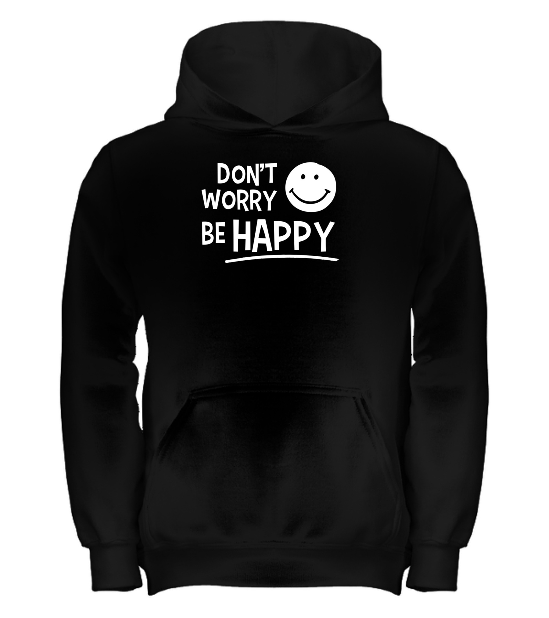Dont Worry Be Happy Kids Hoodie