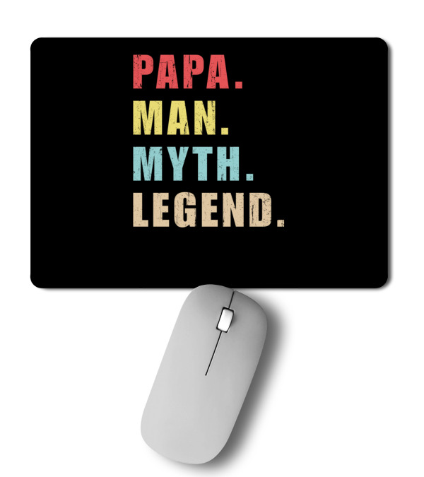 Papa Man Myth Legend Mousepad Papa Man Myth Legend Mousepad