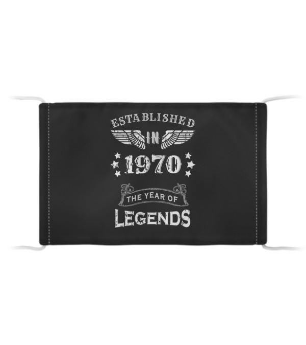 Quarantine Birthday Born In 1970 Cloth Face Mask Quarantine Birthday Born In 1970 Cloth Face Mask