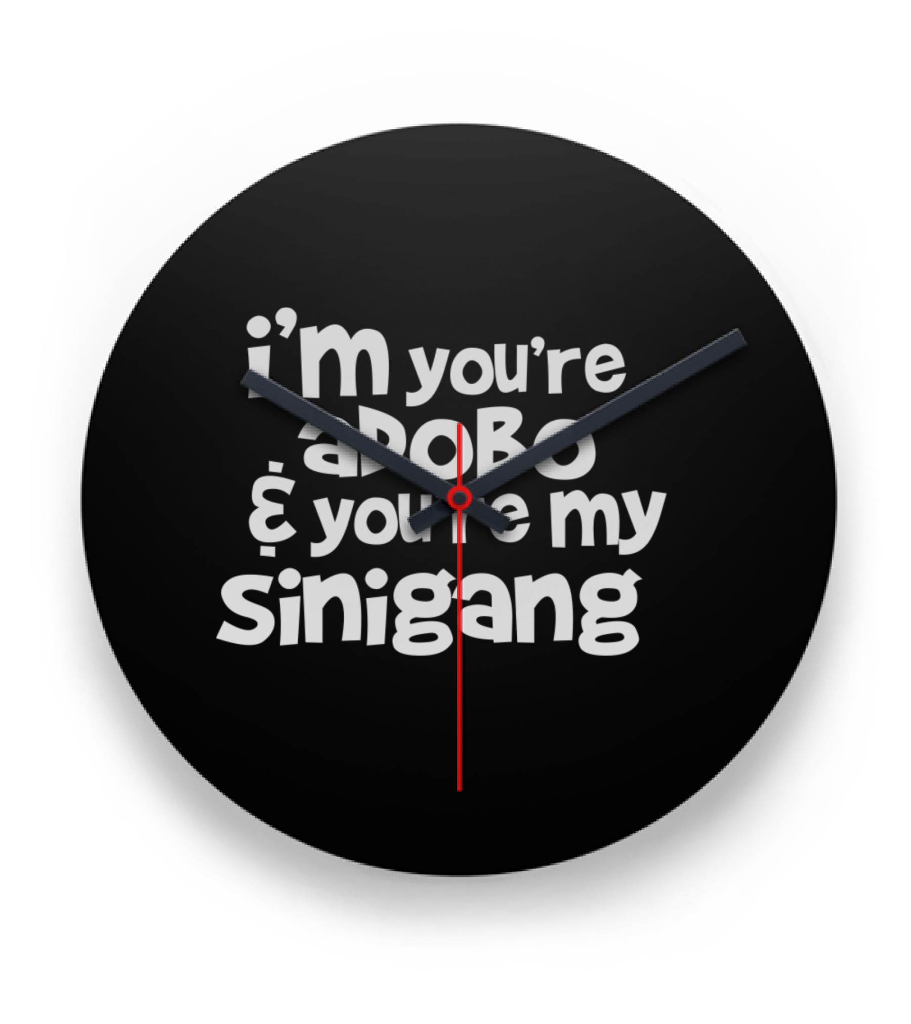 Youre My Lumpia To My Pan...Clock 